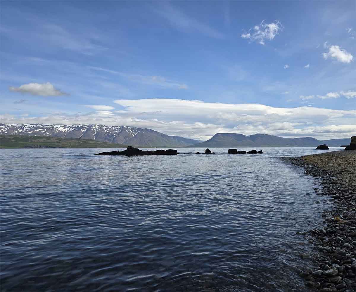 Fjord at the Iceland retreat